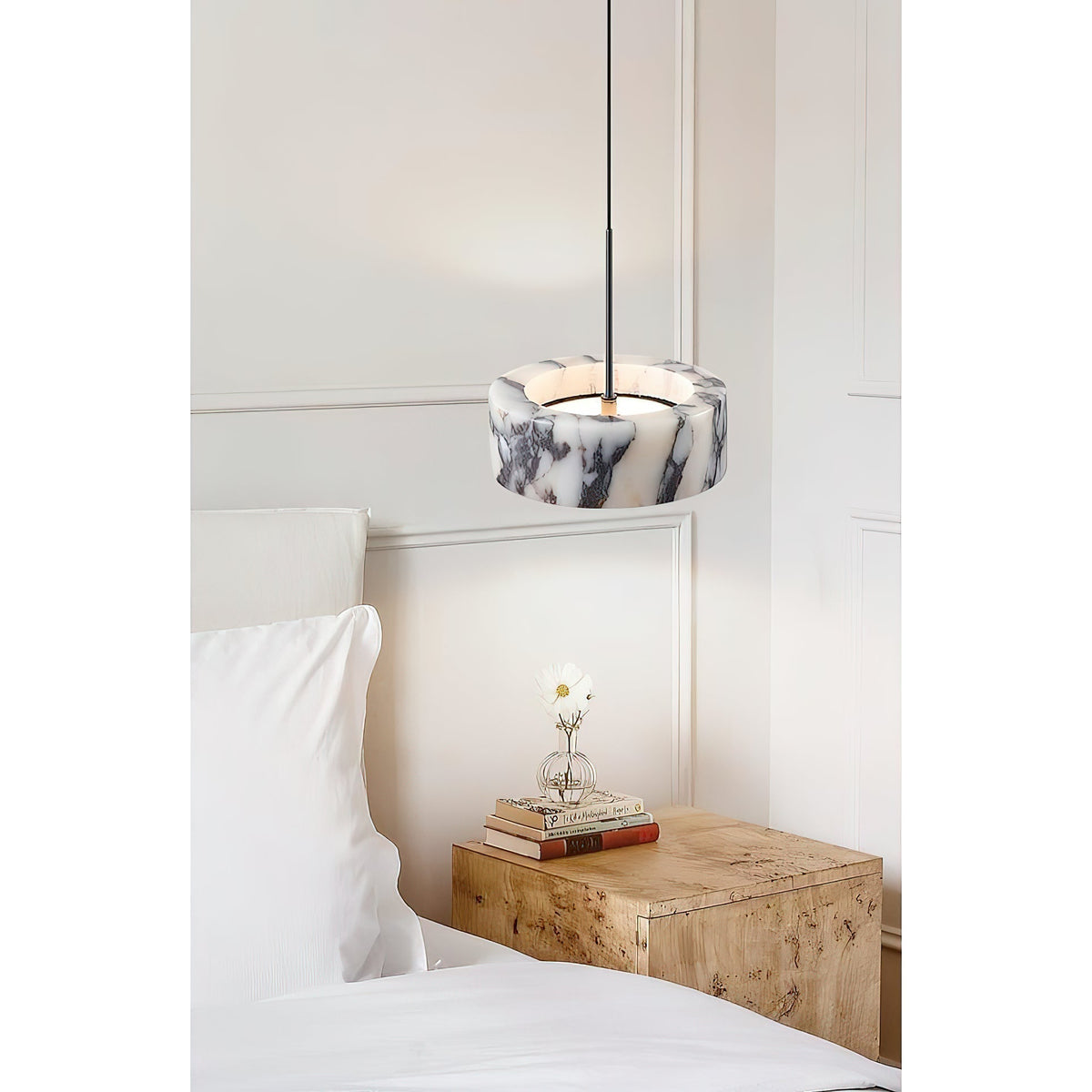 Glide Suspension Marbre Métal Moderne - Neutralighting