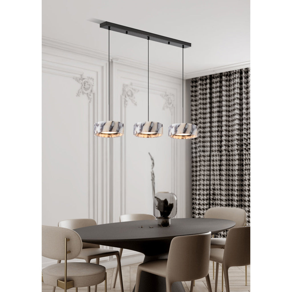 Glide Suspension Marbre Métal Moderne - Neutralighting