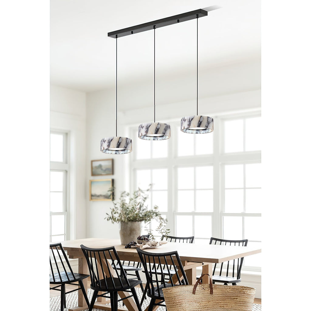 Glide Suspension Marbre Métal Moderne - Neutralighting