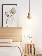Ullaeia Sphère-Grappe Travertin Pendentif Lumière - Neutralighting