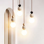 Ullaeia Sphère-Grappe Travertin Pendentif Lumière - Neutralighting
