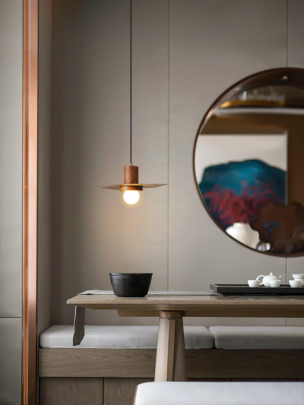 Olvenan Premium Nordic Art Bois Suspension - Neutralighting