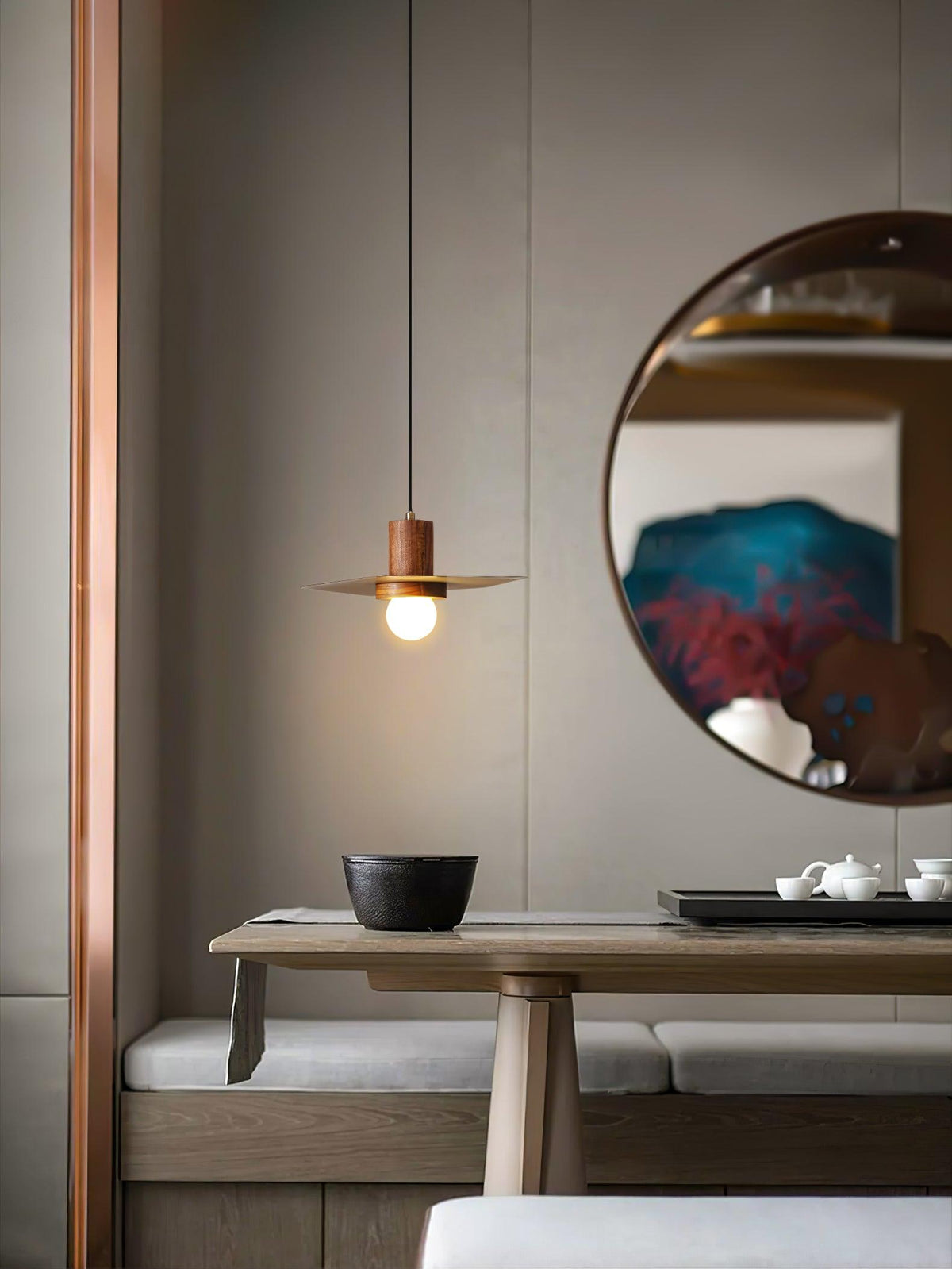 Olvenan Premium Nordic Art Bois Suspension - Neutralighting