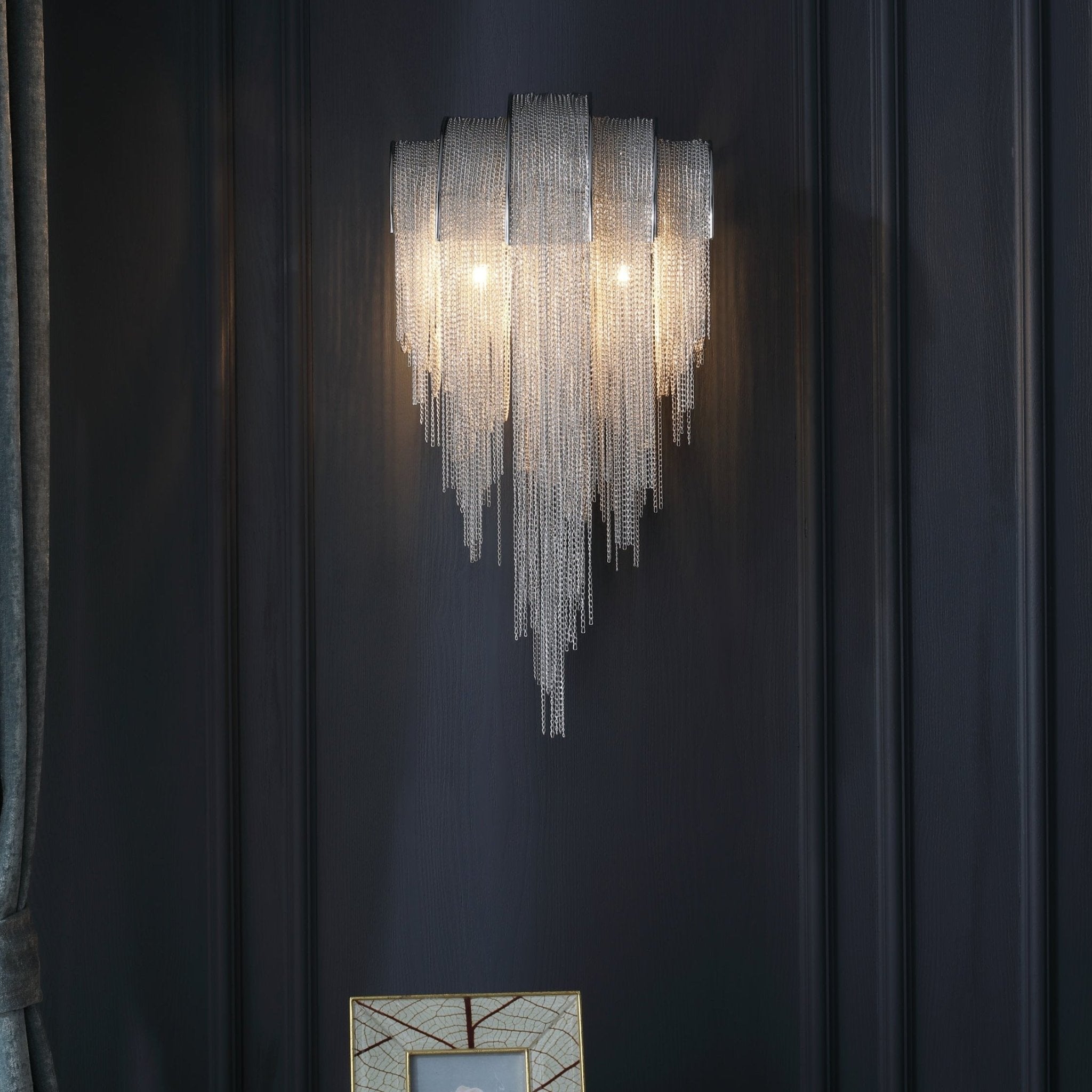 Chains Applique Murale Postmoderne de Luxe avec Franges - Neutralighting