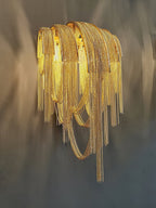 Chains Applique Murale Postmoderne de Luxe avec Franges - Neutralighting