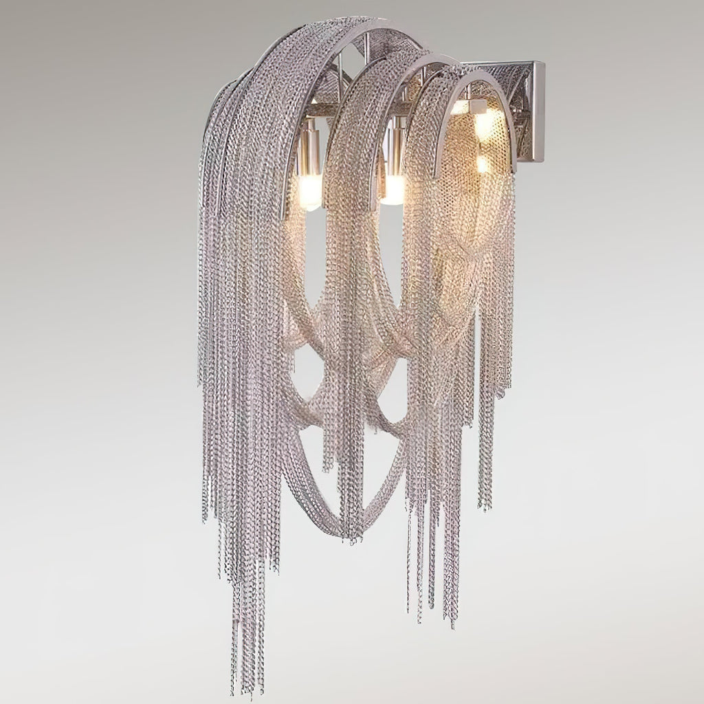 Chains Applique Murale Postmoderne de Luxe avec Franges - Neutralighting