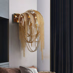 Chains Applique Murale Postmoderne de Luxe avec Franges - Neutralighting