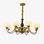 Avinor Chandelier Traditionnel en Bois Nordique - Neutralighting
