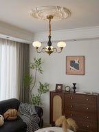 Avinor Chandelier Traditionnel en Bois Nordique - Neutralighting