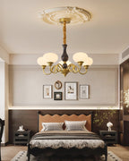 Avinor Chandelier Traditionnel en Bois Nordique - Neutralighting