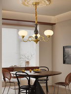 Avinor Chandelier Traditionnel en Bois Nordique - Neutralighting