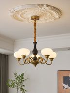 Avinor Chandelier Traditionnel en Bois Nordique - Neutralighting