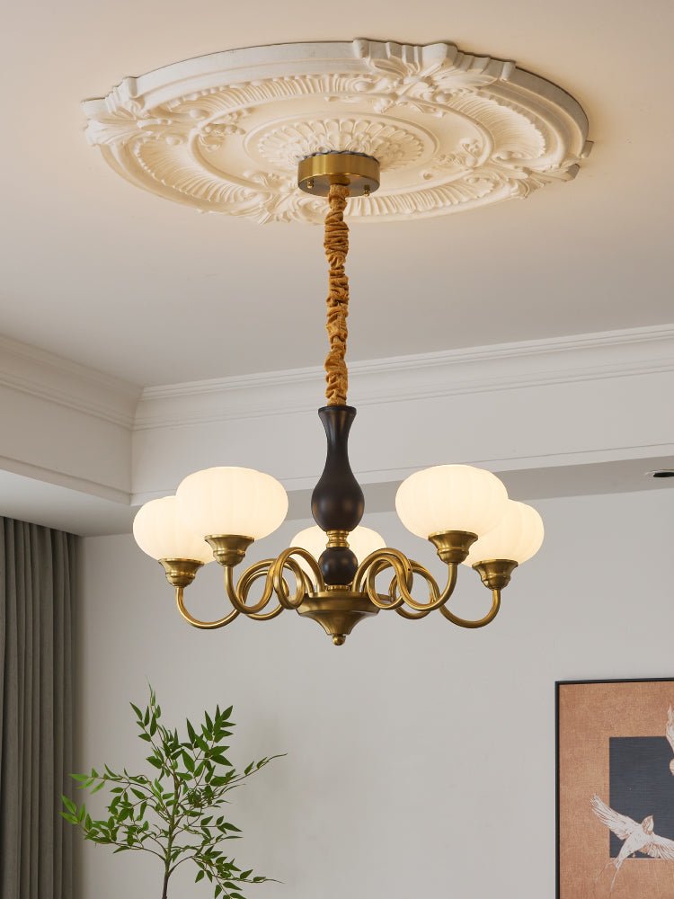 Avinor Chandelier Traditionnel en Bois Nordique - Neutralighting