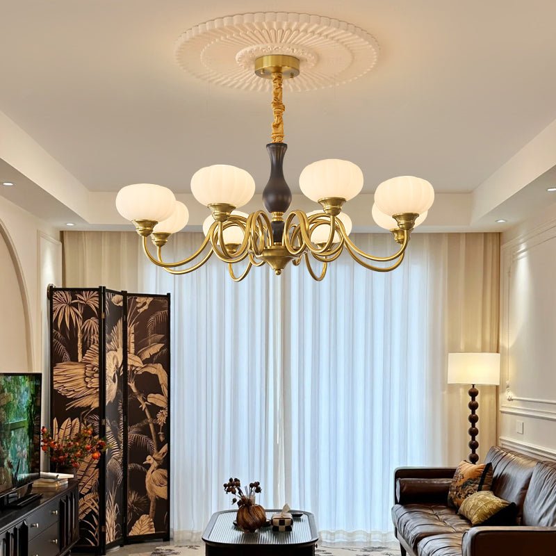 Avinor Chandelier Traditionnel en Bois Nordique - Neutralighting