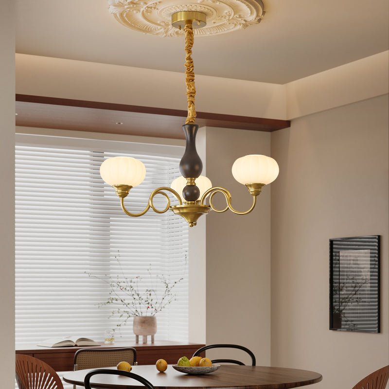 Avinor Chandelier Traditionnel en Bois Nordique - Neutralighting