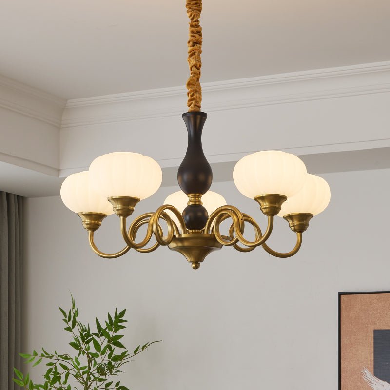 Avinor Chandelier Traditionnel en Bois Nordique - Neutralighting