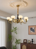 Avinor Chandelier Traditionnel en Bois Nordique - Neutralighting