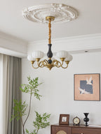 Avinor Chandelier Traditionnel en Bois Nordique - Neutralighting