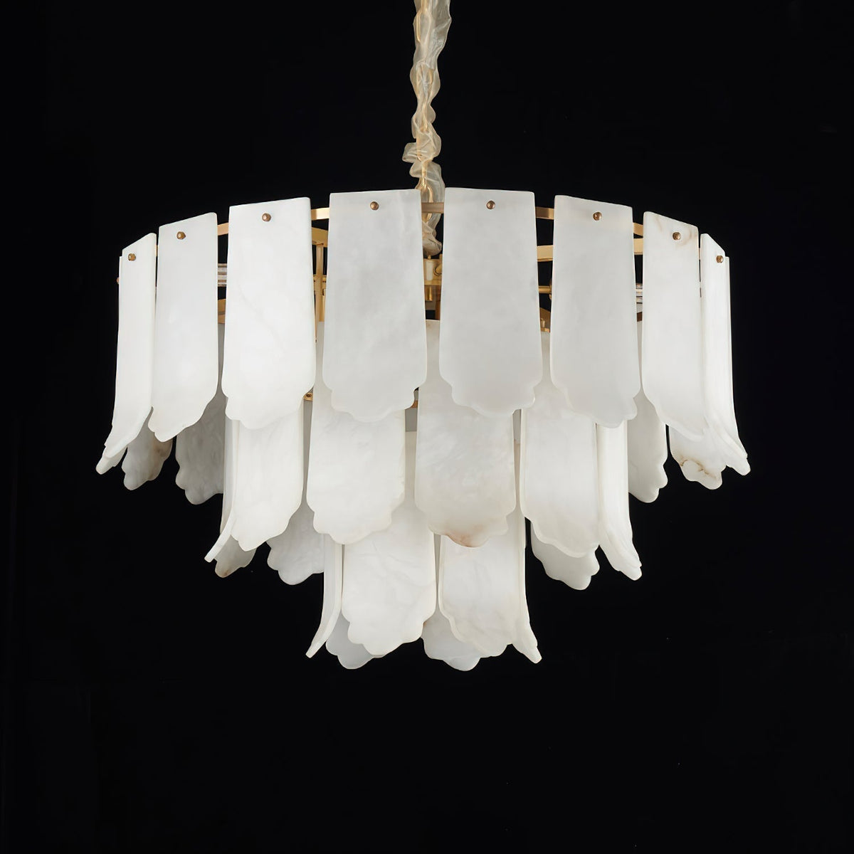Hue Lustre Laiton Albâtre Luxe Postmoderne - Neutralighting