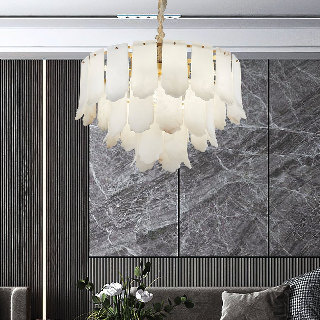 Hue Lustre Laiton Albâtre Luxe Postmoderne - Neutralighting