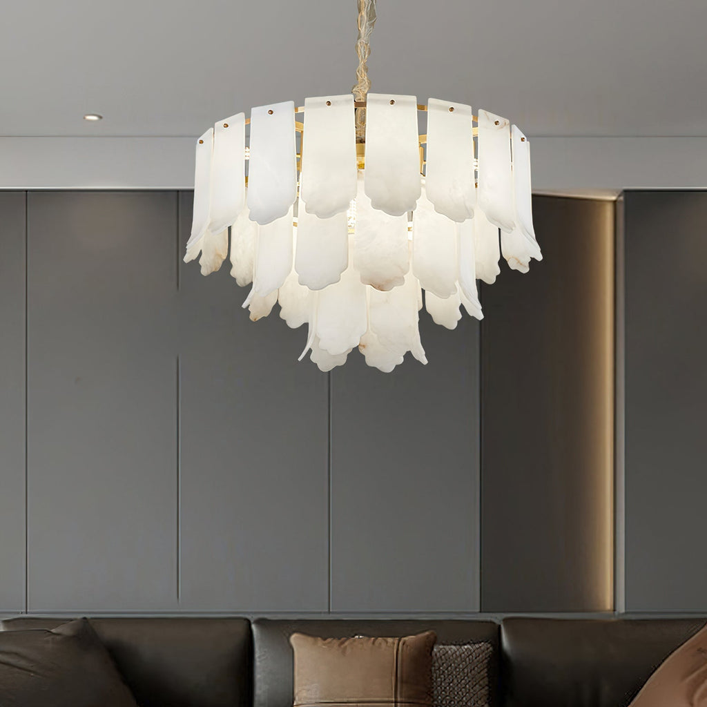 Hue Lustre Laiton Albâtre Luxe Postmoderne - Neutralighting