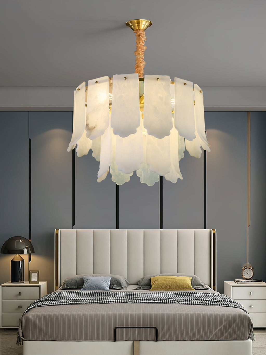 Hue Lustre Laiton Albâtre Luxe Postmoderne - Neutralighting