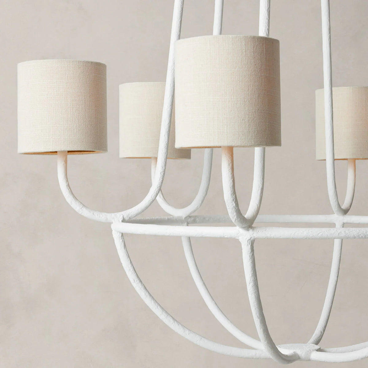 Lithe Lustre Laiton Métal Tissu Vintage - Neutralighting