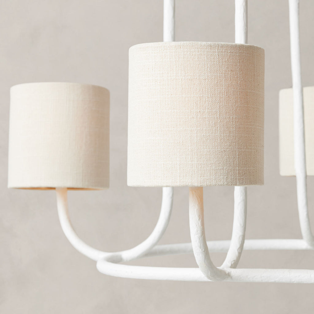 Lithe Lustre Laiton Métal Tissu Vintage - Neutralighting