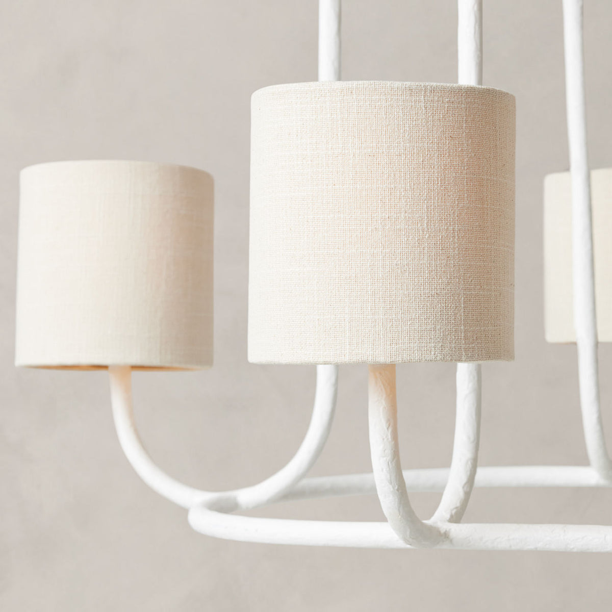 Lithe Lustre Laiton Métal Tissu Vintage - Neutralighting