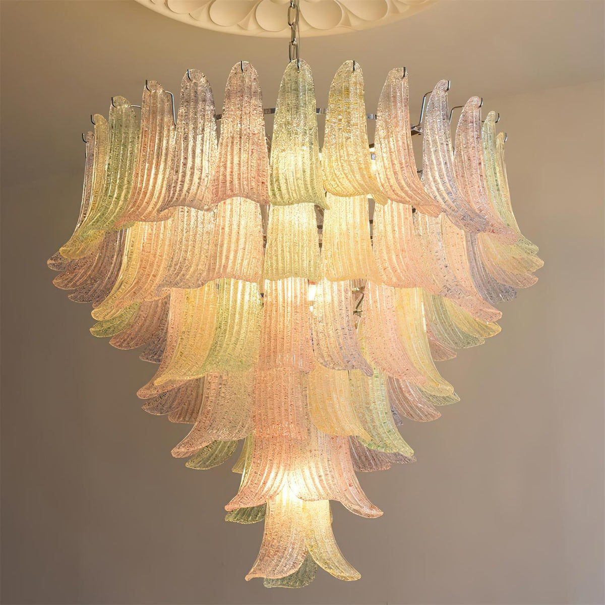 ElenaLustre Pétales En Verre En Forme De Main Sur Cadre Superposé - Neutralighting