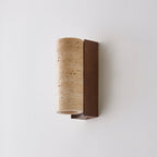Nula Applique Murale en Travertin Naturel - Neutralighting
