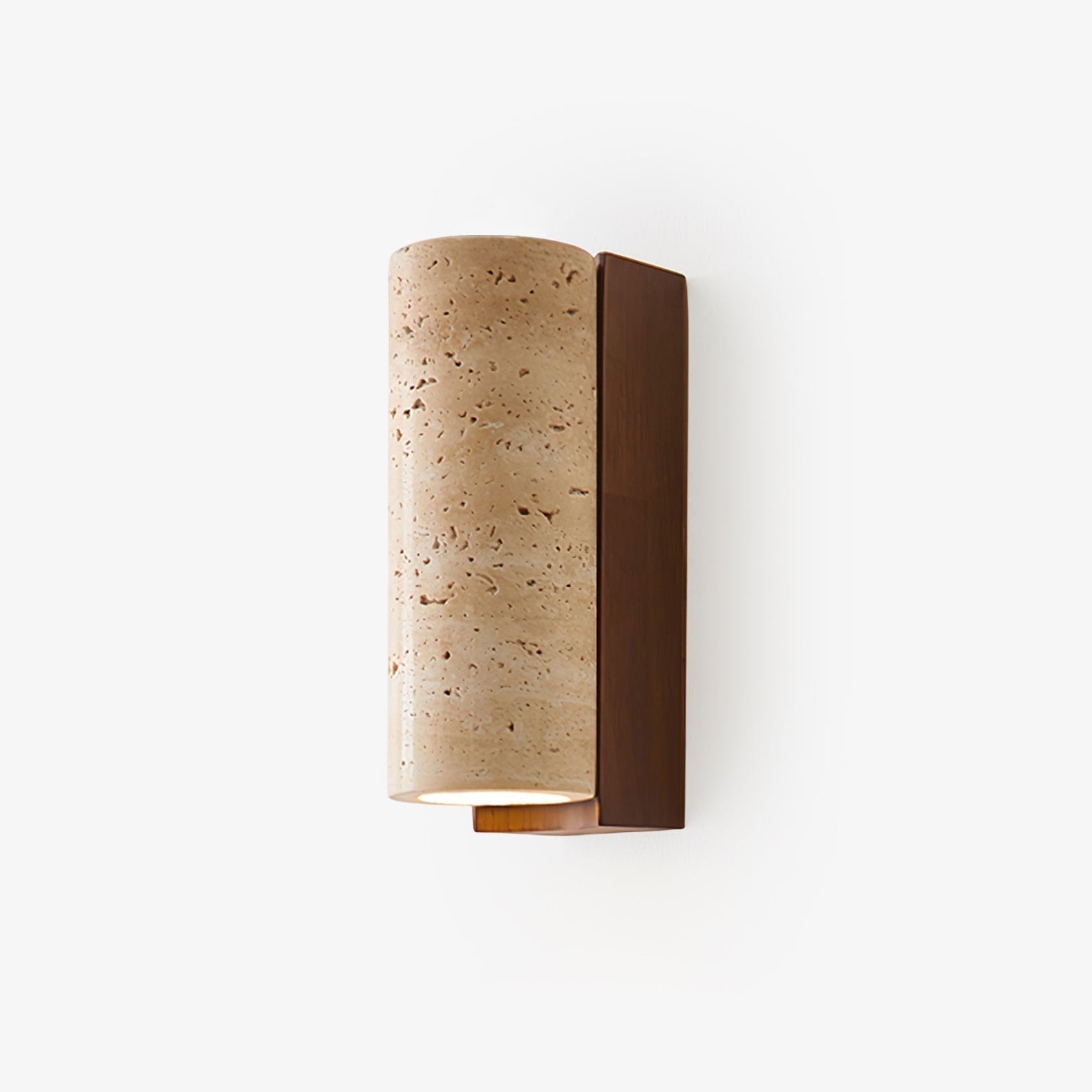 Nula Applique Murale en Travertin Naturel - Neutralighting