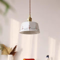 Eliana Suspension Main Peint Florale Verre Vintage - Neutralighting