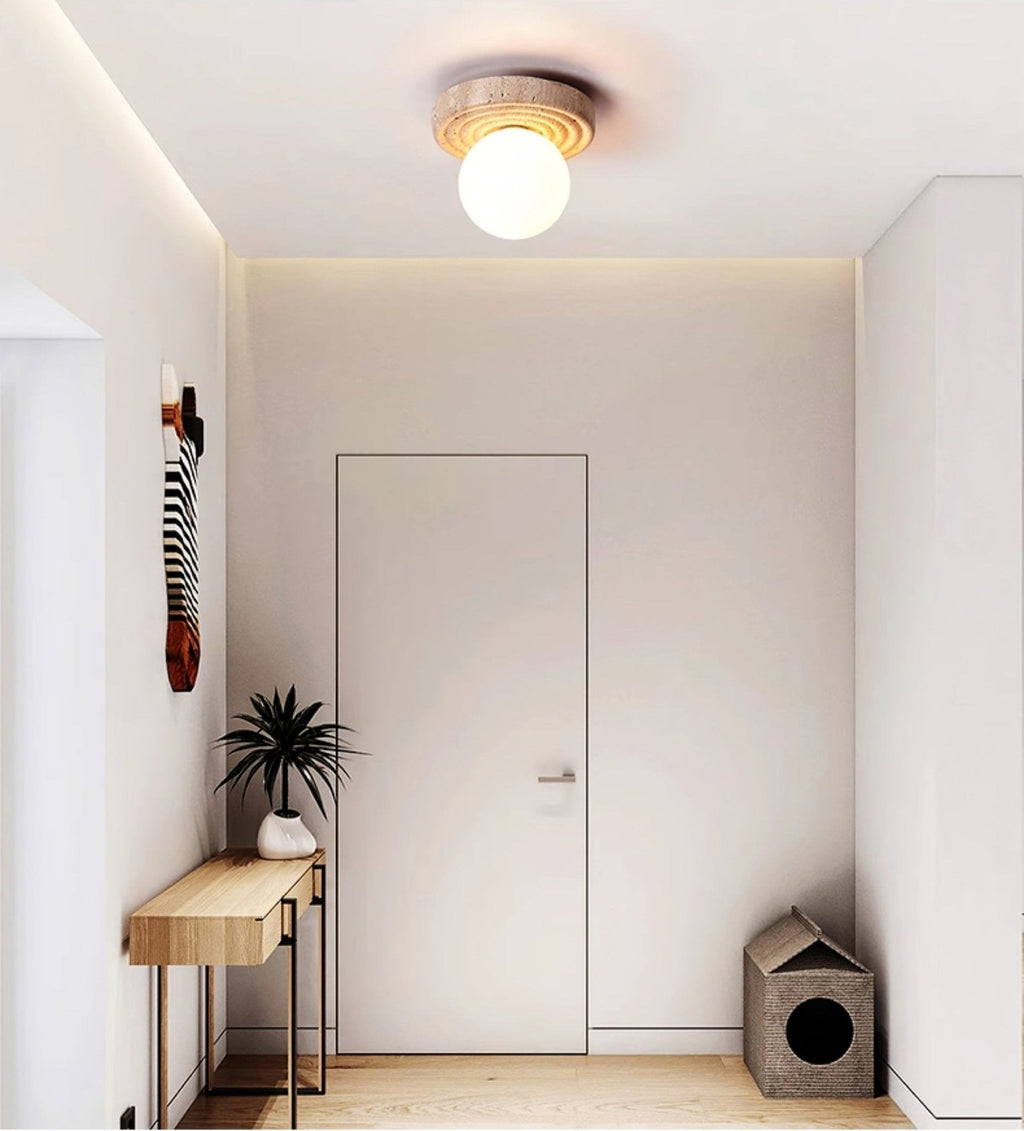Carmen Travertin Plafonnier - Neutralighting