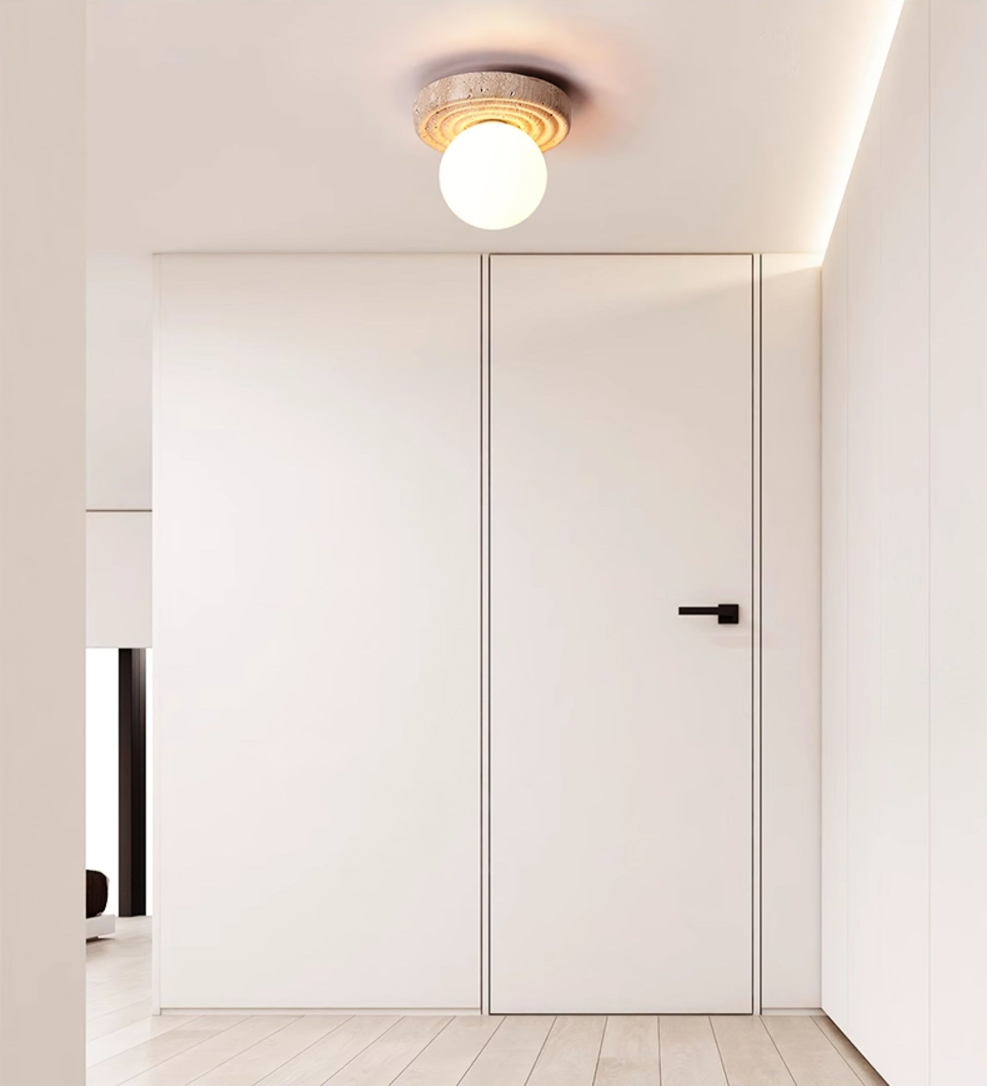 Carmen Travertin Plafonnier - Neutralighting