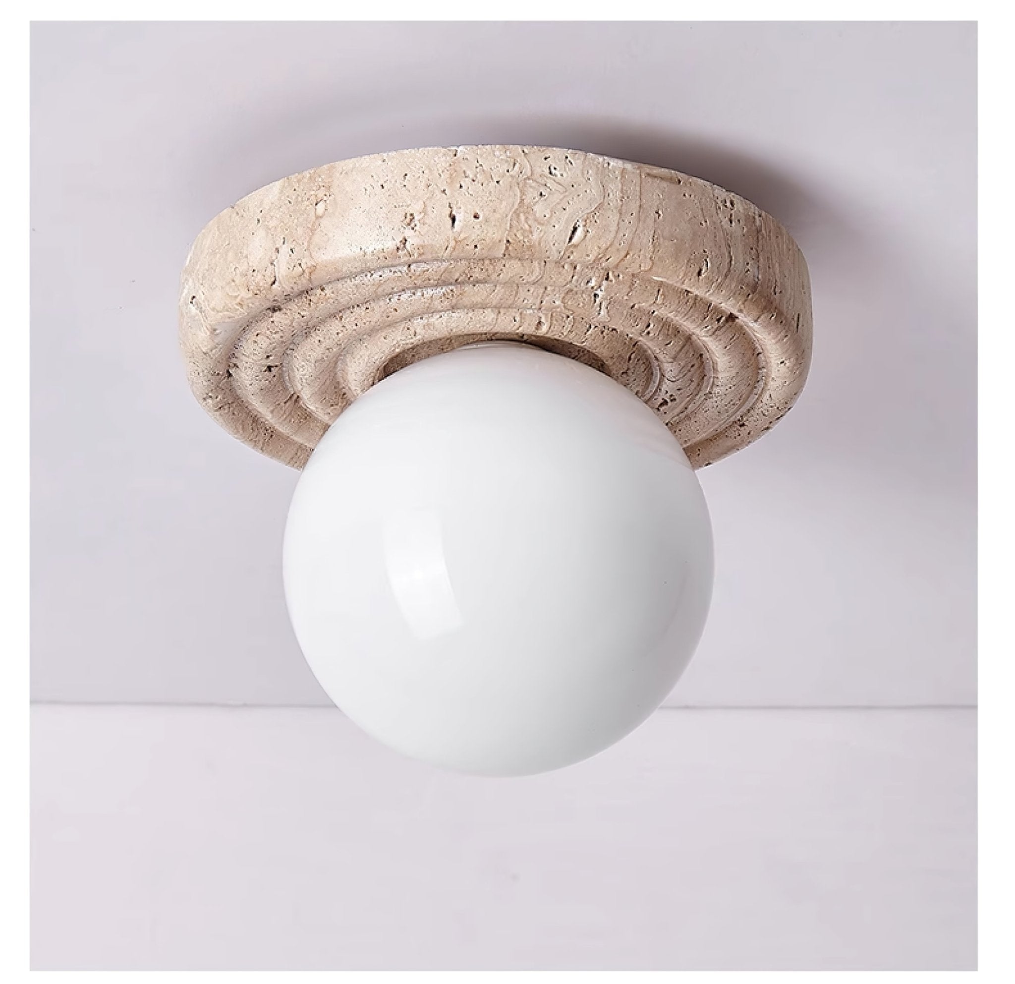 Carmen Travertin Plafonnier - Neutralighting