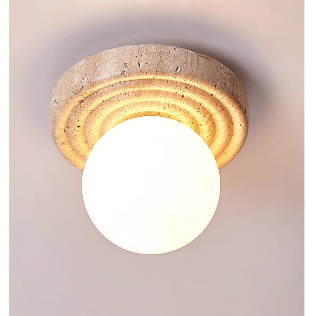 Carmen Travertin Plafonnier - Neutralighting