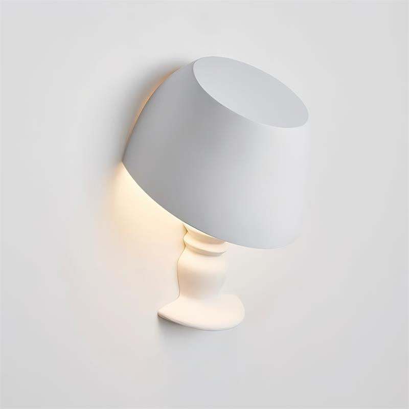 Applique Murale Sculpturale en Plâtre éclairage A'ambiance Minimaliste - Neutralighting