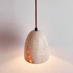 Evtheira Suspension Conique en Travertin - Neutralighting