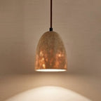 Evtheira Suspension Conique en Travertin - Neutralighting