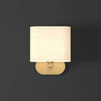 Myth Applique Murale Laiton Tissu Moderne Salon - Neutralighting