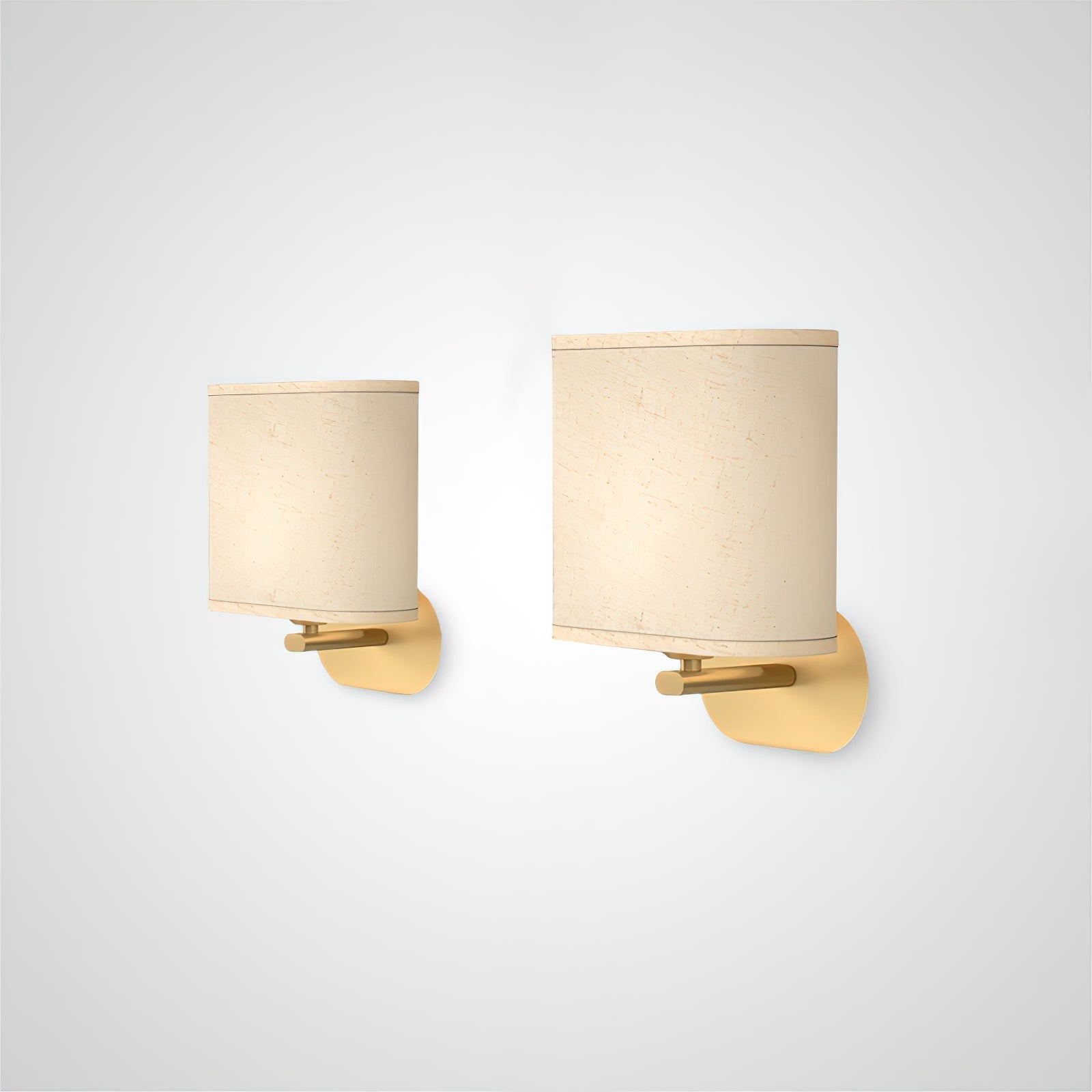 Myth Applique Murale Laiton Tissu Moderne Salon - Neutralighting