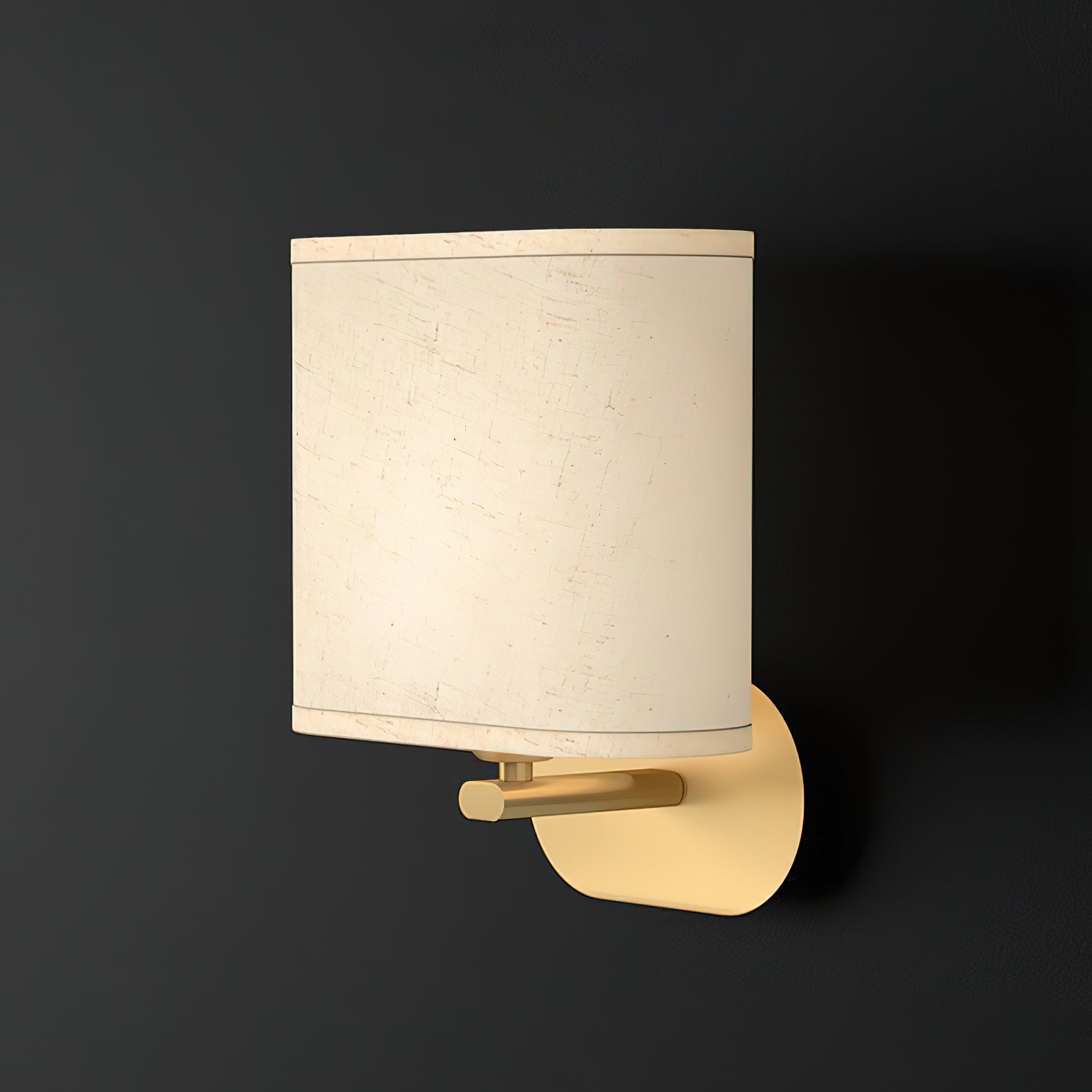 Myth Applique Murale Laiton Tissu Moderne Salon - Neutralighting