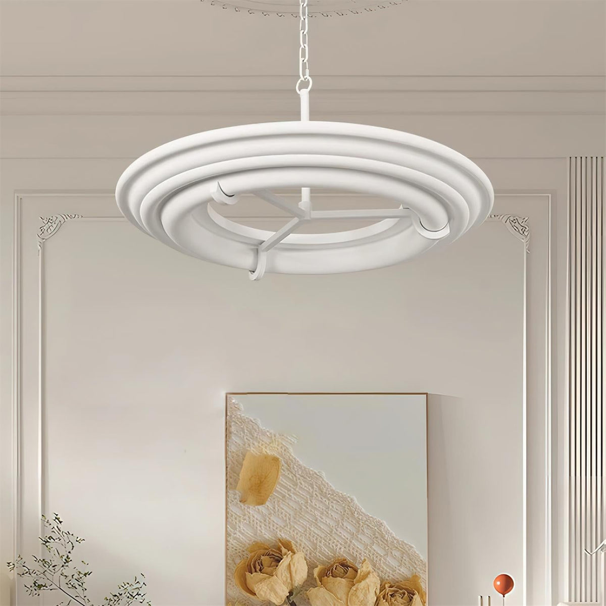 Ellie Lustre Plâtre Circulaire Artistique - Neutralighting