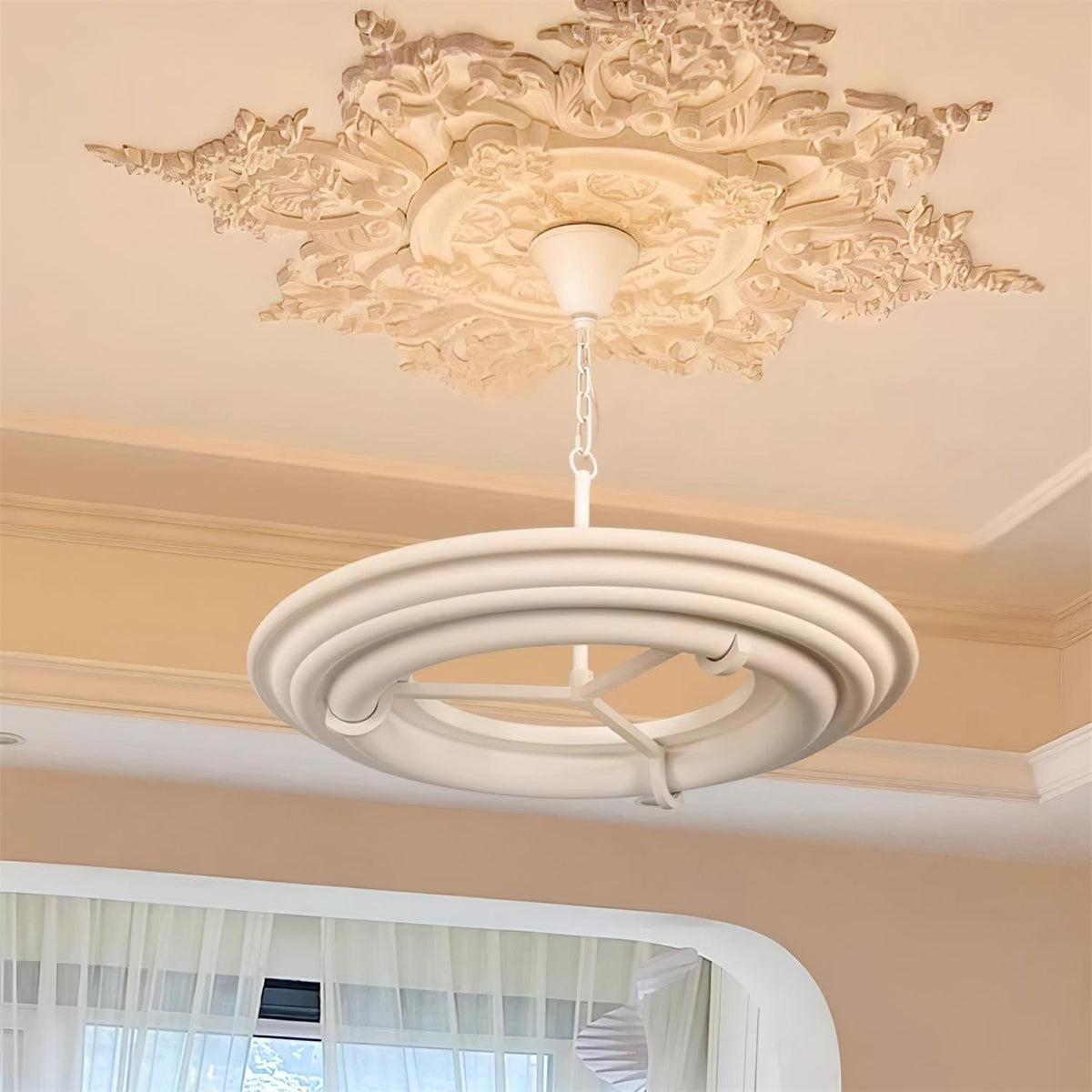 Ellie Lustre Plâtre Circulaire Artistique - Neutralighting