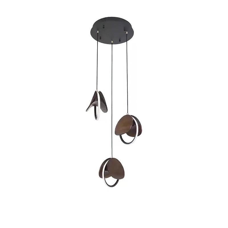 Avvelen Géométrique Bois Pendentif Lumière - Neutralighting