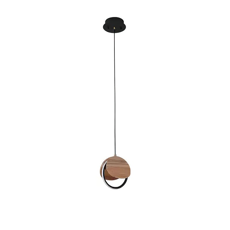 Avvelen Géométrique Bois Pendentif Lumière - Neutralighting