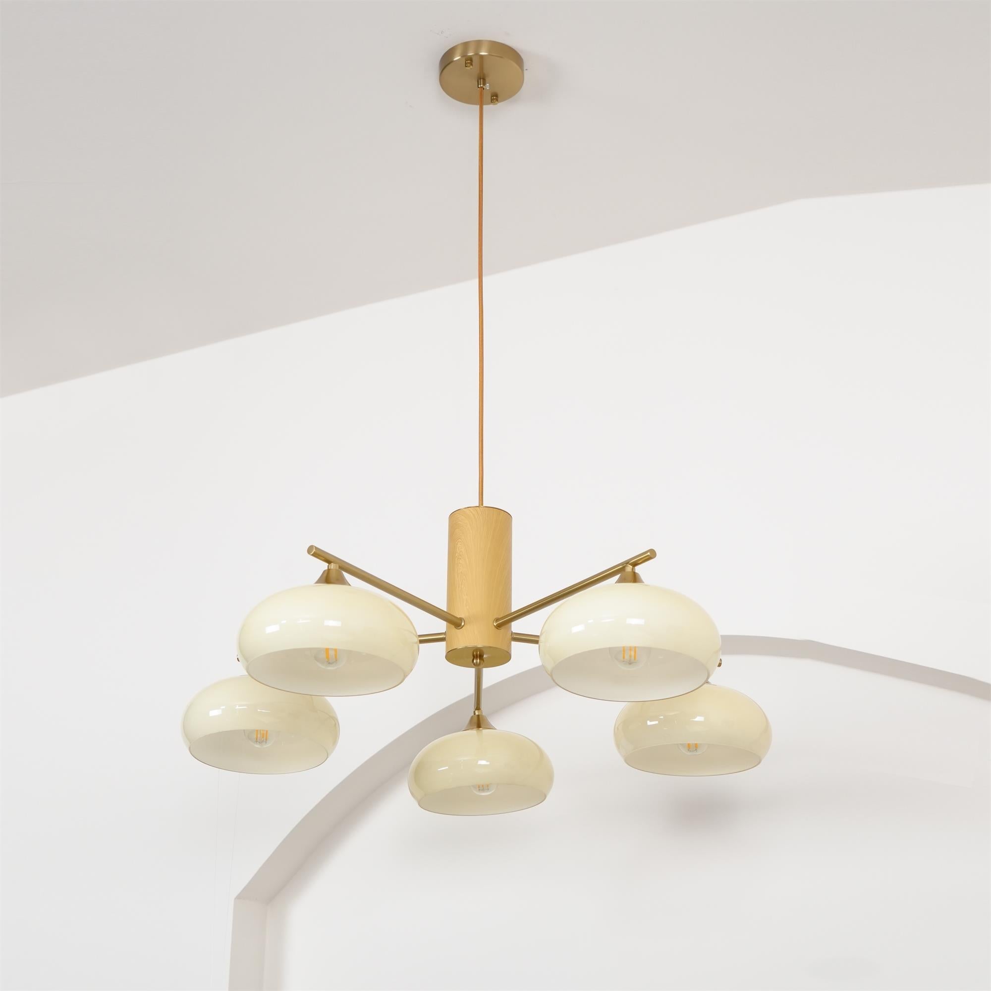 Candy Lustres en Verre en Forme de Kaki - Neutralighting