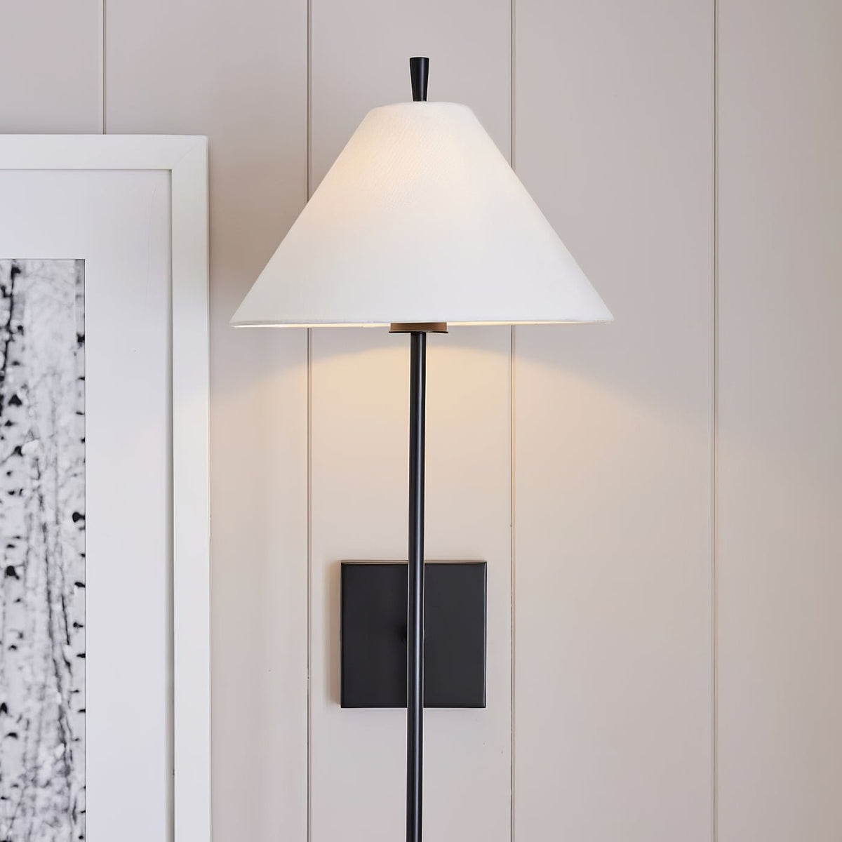 Ulveleth Applique Murale Industrielle Vintage en Tissu - Neutralighting