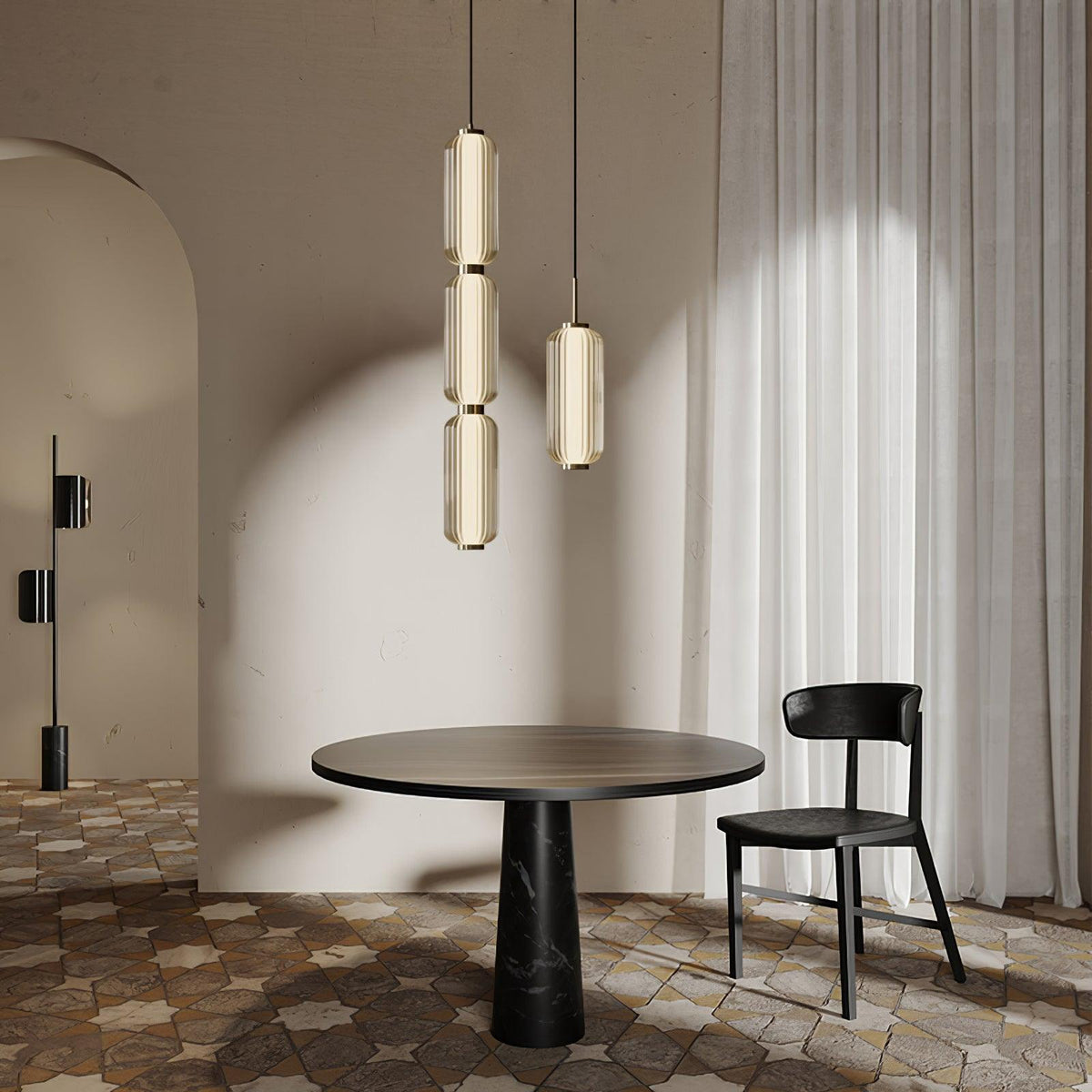Cylindra Lampe Pendante en Verre Moderne - Neutralighting